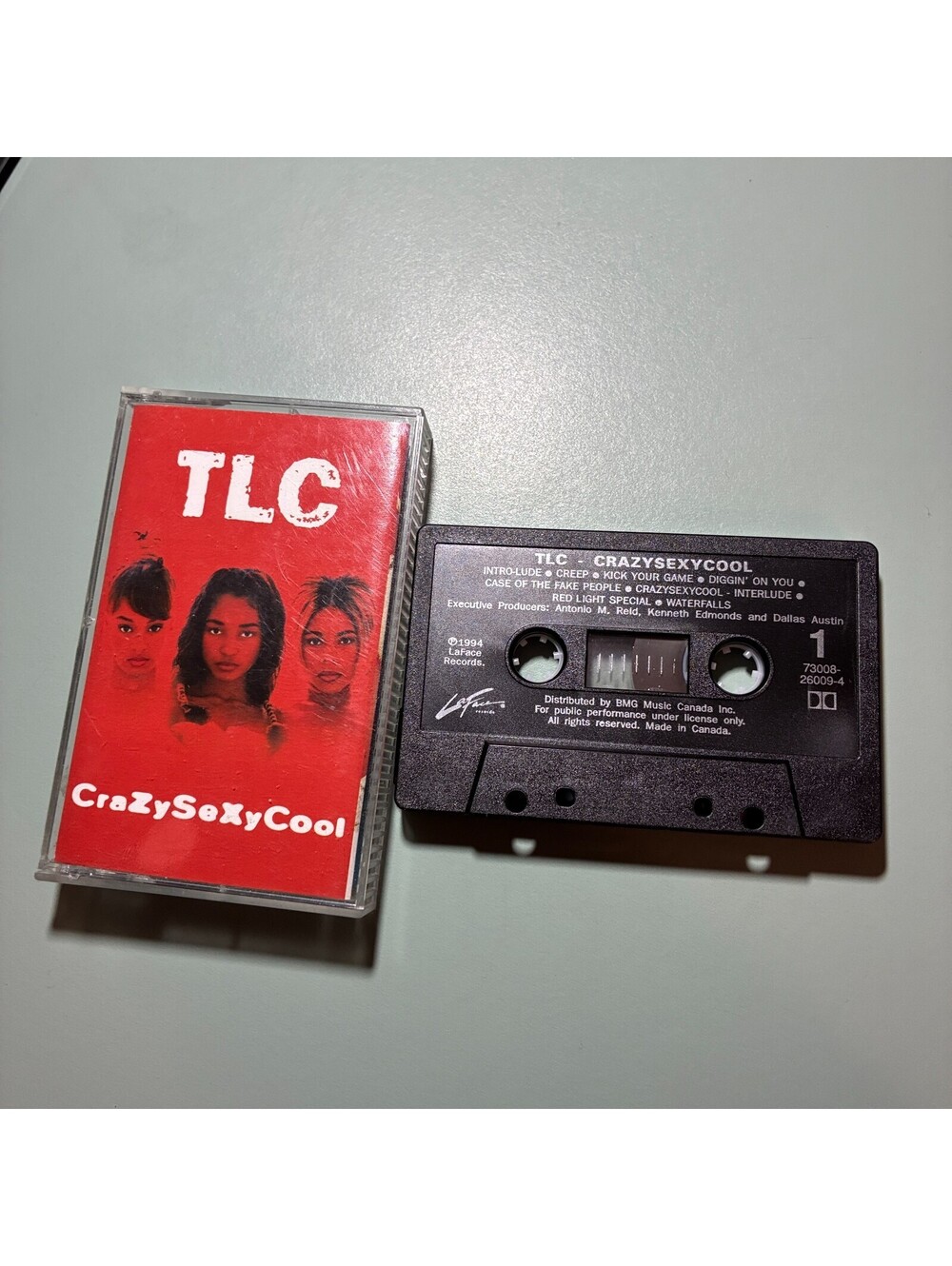 Vintage TLC CrazySexyCool Cassette Tape 1994 R&B Hip Hop
